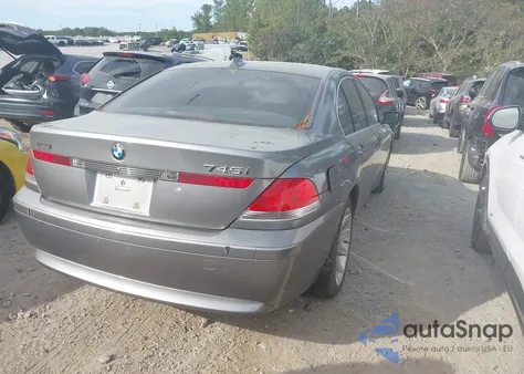2003 BMW 745I from USA, damaged, VIN WBAGL634X3DP67579